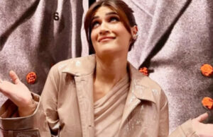 Kriti Sanon nos muestra cómo ella 'marzo en abril'