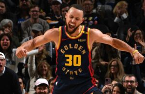 Stephen Curry – Levants de Warriors 'a medida que se elevan las apuestas