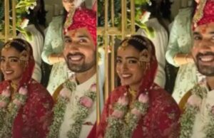 La coprotagonista de Deepika Padukone, Dhairya Karwa, se casa en una ceremonia íntima en Jaipur: Primera foto viral