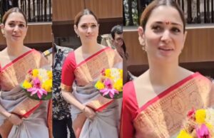Tamannaah Bhatia busca bendiciones en el Templo Babulnath en Mumbai antes del lanzamiento del trailer 'Odela 2'; Los internautas preguntan: “¿Vijay Kahan Hai?”