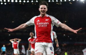 Declan Rice de Arsenal en Freekick: Bukayo Saka me dijo que “vaya por ello”