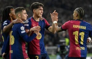 Raphinha de Barcelona se disculpa con Cubarsi por la meta robada