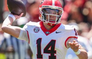 Gunner Stockton exuda 'confianza' en Georgia Spring Game