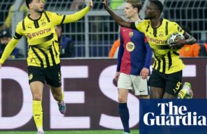 Barcelona se escabulle después de que el agudo de Guirassy de Sermassy le da a Dortmund Hope | Liga de Campeones