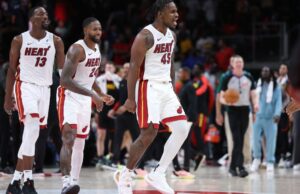 Heat guardó halcones en OT, avanza fuera de juego a la cara cavs