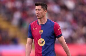 Robert Lewandowski de Barcelona sufre una lesión en los isquiotibiales, confirma el club
