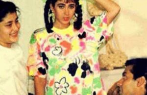 ¡Nostalgia! Baby Kareena en los sets de 'Andaz Apna Apna' con Salman Khan y Karisma Kapoor | Noticias de la película hindi