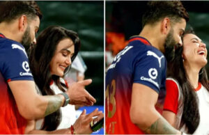 Virat Kohli muestra las fotos de Vamika de Preity Zinta y Akaay después de la victoria de RCB, actriz visiblemente encantada en Viral Video | Noticias de la película hindi