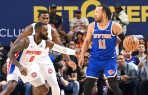 Pistons, Knicks molestos por oficiar en un final extraño