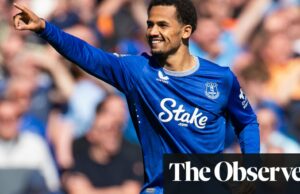 Ndiaye en el lugar cuando Everton dentó más en las delgadas esperanzas del título del Arsenal | Liga Premier