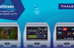 Thales revoluciona el entretenimiento a bordo (IFE) con 360stream Live TV y innovadores aspectos destacados casi vivos