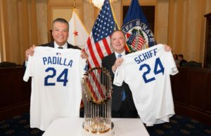 Padilla, Schiff anfitriona de la recepción del Capitolio del Capitolio para celebrar el Campeonato de la Serie Mundial 2024