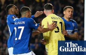 Liam Kelly, el héroe de penaltis como Rangers de 10 hombres, aguantan el Athletic Bilbao | Liga Europa