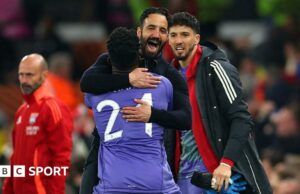 Man Utd: Ruben Amorim 'Inspirado' por Heroics de 1999 en la victoria de la Europa League