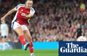 La brecha de corte del arsenal dominante en la parte superior después de que Foord lidera la ruta WSL contra Leicester | Super League femenina