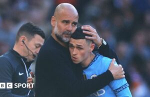Pep Guardiola: Man City Boss dice que los cantos de fanáticos de Man Utd atacan al programa de madre de Phil Foden 'Falta de clase'