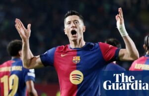 Lewandowski se duplica cuando Barcelona dominan a Dortmund para cerrar en semifinales | Liga de Campeones