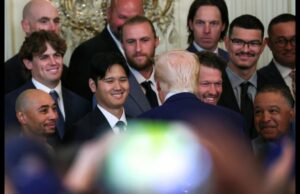 Trump da la bienvenida a los Dodgers de Campeón de la Serie Mundial 2024 en la Casa Blanca