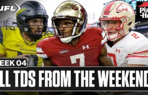 Cada touchdown de la semana 4 | Liga de Fútbol Unido