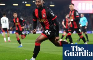 Swift Strike de Semenyo Stuns Fulham para terminar con la carrera sin victorias de Bournemouth | Liga Premier