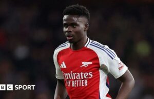 BUKAYO SAKA: El delantero del Arsenal dice que el descanso de la lesión fue “realmente bueno” para él mentalmente