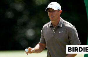 The Masters: Rory McIlroy Birdies el noveno hoyo
