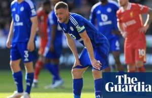 'Una vergüenza total': Jamie Vardy dice que la temporada de Leicester ha sido miserable | Jamie Vardy