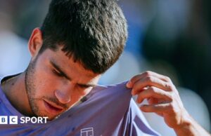 Carlos Alcaraz se retira de Madrid Open con una lesión en la ingle