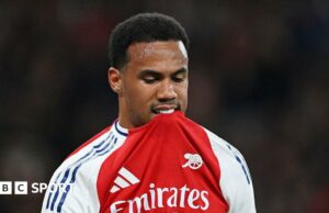 Arsenal: Gabriel se acelera en el minuto 16 contra Fulham