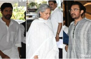 Fotos: 5 manchas de celebridades del día; Aamir Khan, Jaya Bachchan, Farhan Akhtar asisten a la reunión de oración de Manoj Kumar; Jaat coprotagonistas Sunny Deol, Randeep Hooda hacen olas en el aeropuerto y más