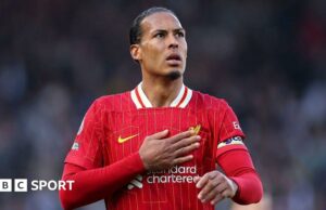 El capitán del Liverpool, Virgil van Dijk, dice que el progreso se hizo sobre el trato