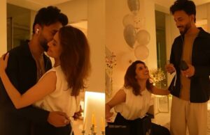 Ankita Lokhande da sorpresa romántica a Vicky en su aniversario de citas