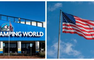Camping World Store cerrado después de que City demanda por la bandera estadounidense