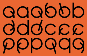 En la identidad de Requena Office para la pizza de jardín, las palabras parecen plantas y letras como flores