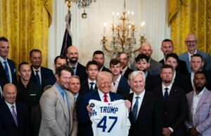 Trump honra al equipo de campeonato de la Serie Mundial 2024 de los Dodgers