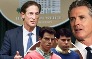 Menéndez RELEENTA DE REVENIA DEL LA DA A medida que Newsom recibe un informe de la Junta de Libertad Condicional