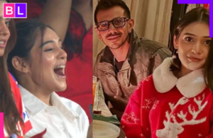 RJ Mahvash aplaude para Yuzvendra Chahal de Stands durante PBK vs CSK IPL 2025 Partido; Los fanáticos dicen 'Yuzi Bhai tiene …'