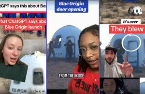 Los teóricos de la conspiración están convencidos de todo el fema de Blue Origin …