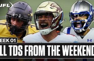 Cada touchdown de la semana 1 | Liga de Fútbol Unido