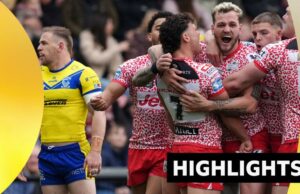 Lo más destacado de la Super League: Leigh Leopards 18-14 Warrington Wolves