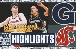 Georgetown Hoyas vs. Washington State Cougars The Crown Highlights | CBB en Fox