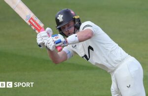 Campeonato del condado: Ollie Pope y Dan Lawrence golpearon toneladas para Surrey en Sussex