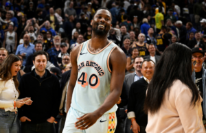 Los guerreros pierden a los aturdidos ante los espuelas en el ganador del juego Harrison Barnes para sacudir una vez más la imagen de los playoffs de West