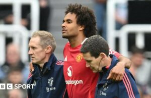 Man Utd: Joshua Zirkzee podría perder el resto de la temporada debido a la lesión en los isquiotibiales
