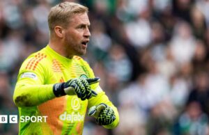KASPER SCHMEICHEL: El portero celta descartó por hasta seis semanas