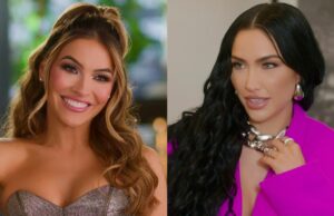 Chrishell Stause dice que el compañero de casting de 'vendiendo al atardecer' Bre Tiesi usó un insulto transfóbico para referirse a su pareja