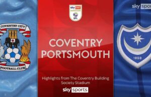 Coventry 1-0 Portsmouth