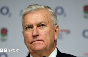 Bill Sweeney: Sin confianza, el voto “no ha sido un momento fácil personalmente”, dice el jefe de la RFU