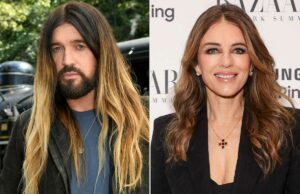 Elizabeth Hurley y Billy Ray Cyrus anuncian la relación en la publicación 'Happy Pascua'