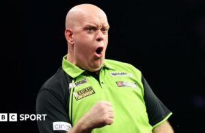 Michael Van Gerwen gana el Gran Premio alemán después de golpear nueve ales